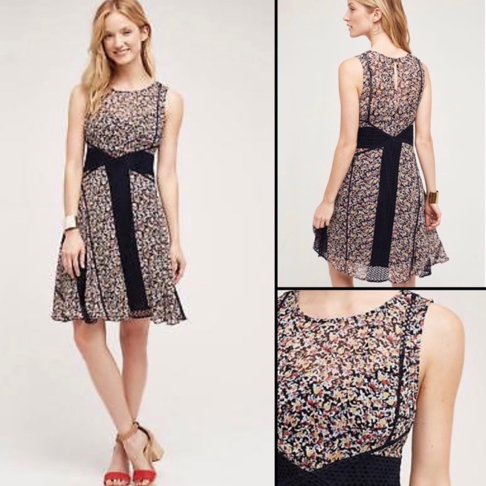 Anthropologie Floreat Windswept Dress